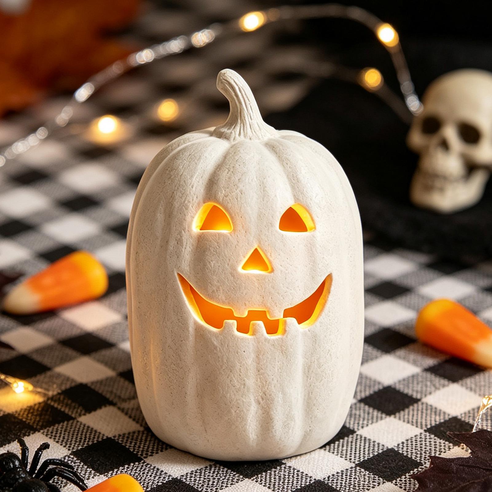 Resin Crafts - Rękodzieło z dyni na Halloween, żywiczne