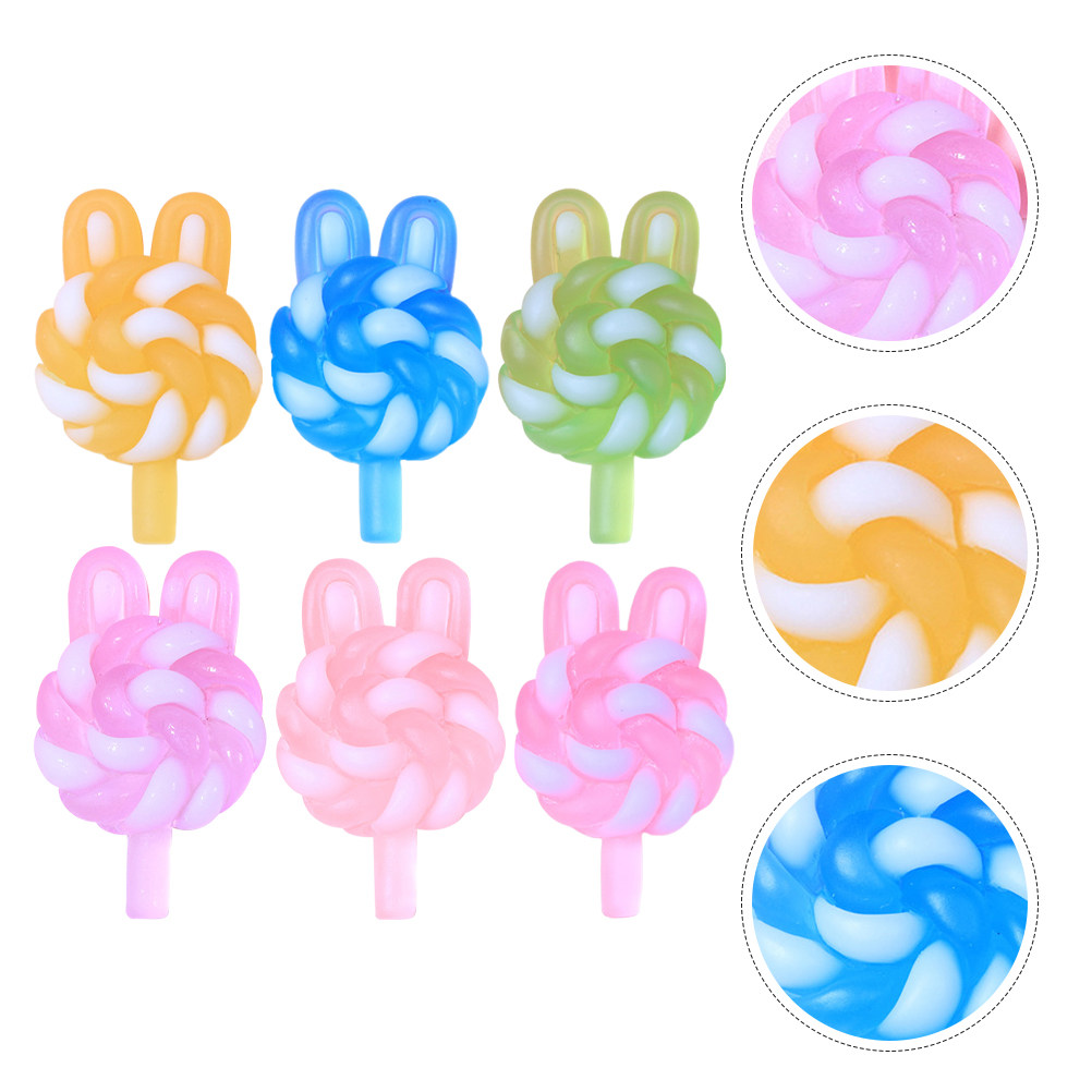 Resin Crafts - 24 szt. Urocze zawieszki w kształcie