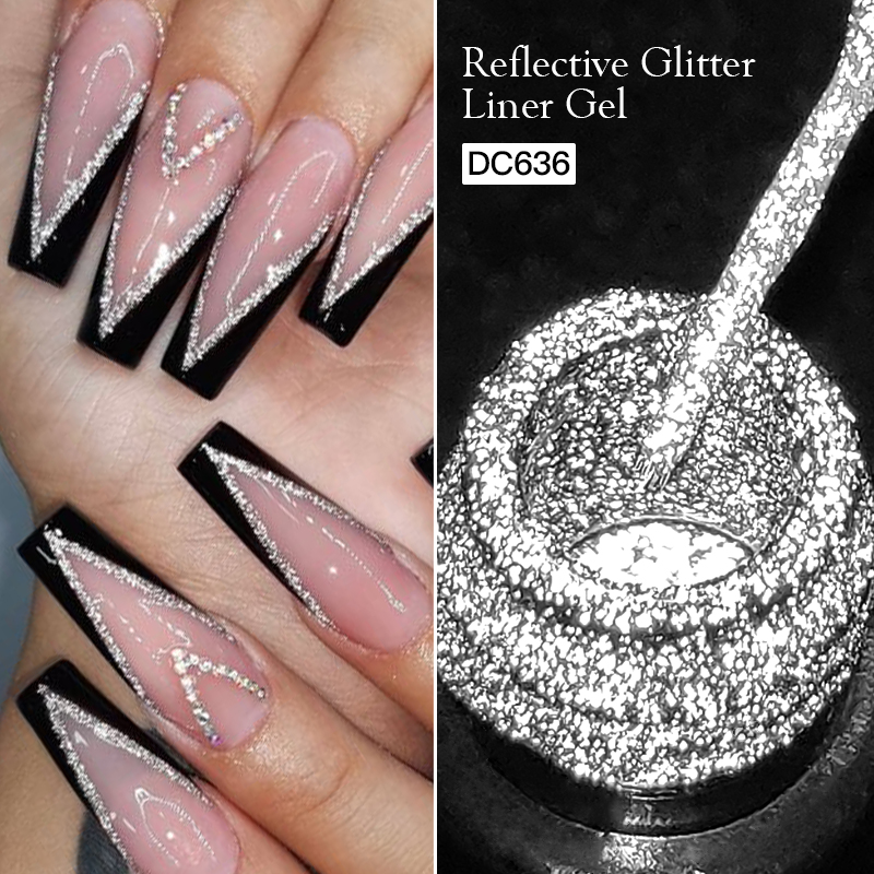 Resin Glitter Pack - Zestaw 5ml złotych i srebrnych odblaskowych