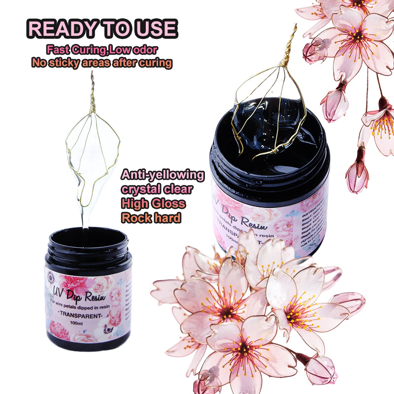 Flower Preservation Resin - UV DIP żywiczny klej UV płyn