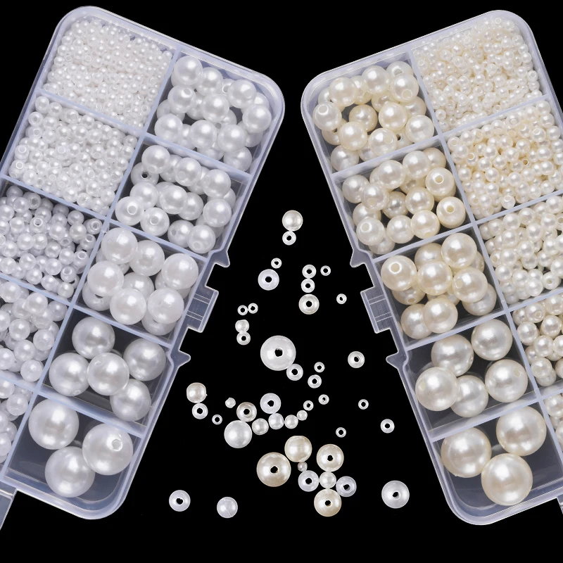 Resin Craft Kit - Zestaw 800 szt. sztucznych pereł żywicznych,