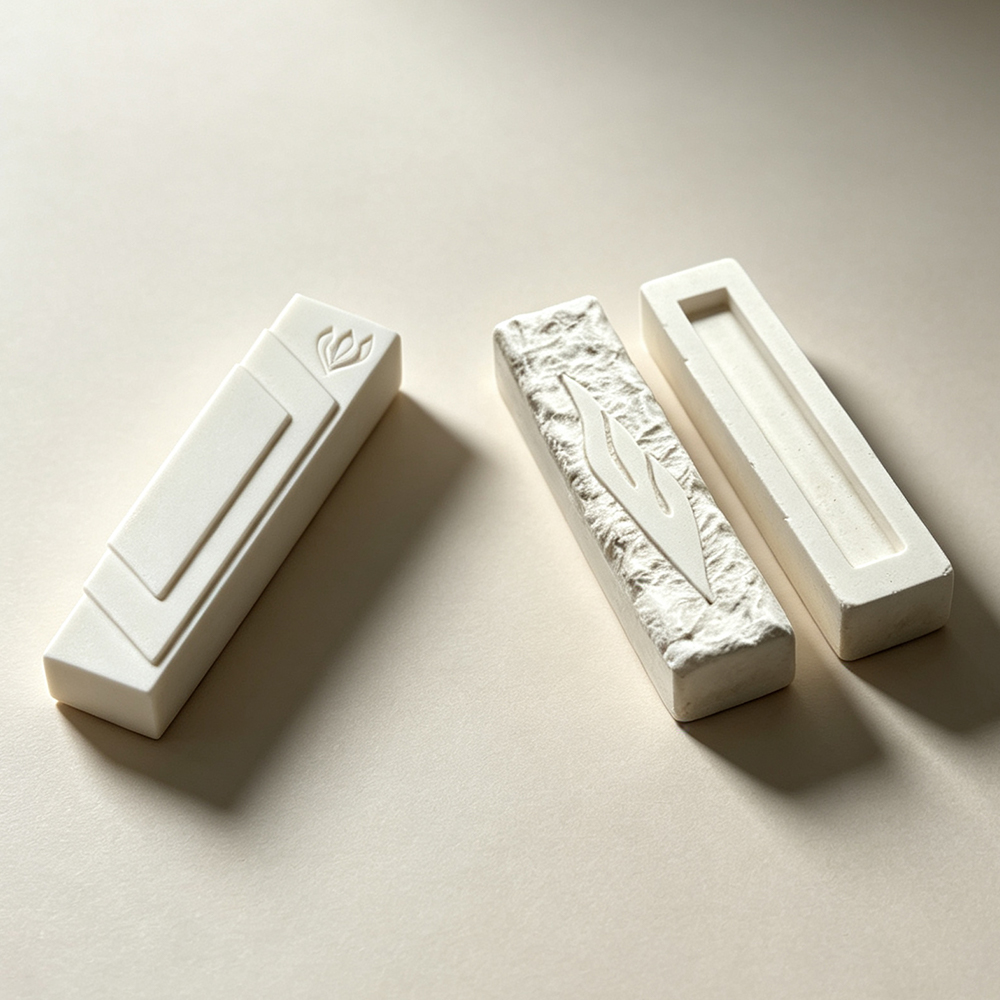 Serving Tray Mold - Prostokątna forma silikonowa do obudowy mezuzah,