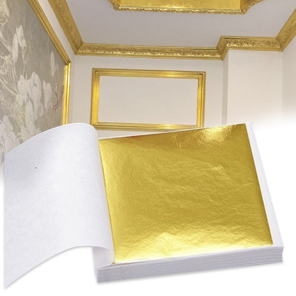 100 sztuk arkuszy papieru do p – Gold Foil Flakes recenzja i cena