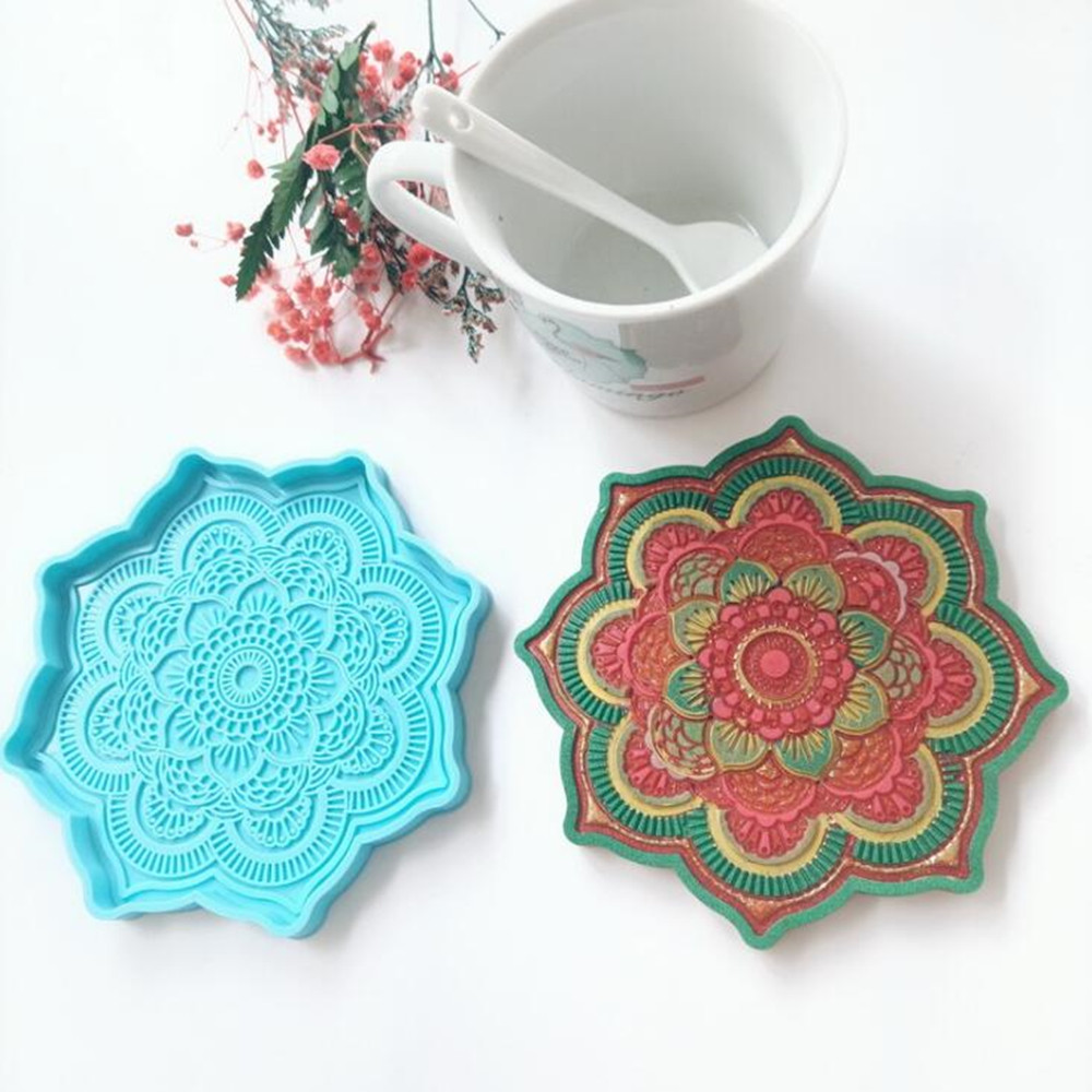 Mandala Coaster Silicone Mold  – Coaster Mold Round recenzja i cena