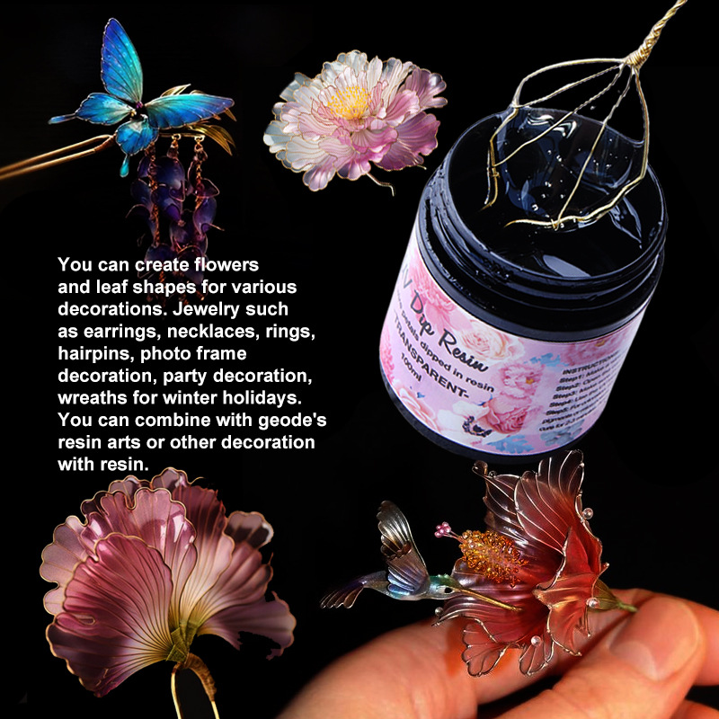 UV DIP żywiczny klej UV płyn d – Flower Preservation Resin recenzja i cena