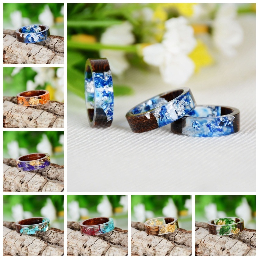 Kreatywne drewniane pierścionk – Dried Flower Bulk recenzja i cena