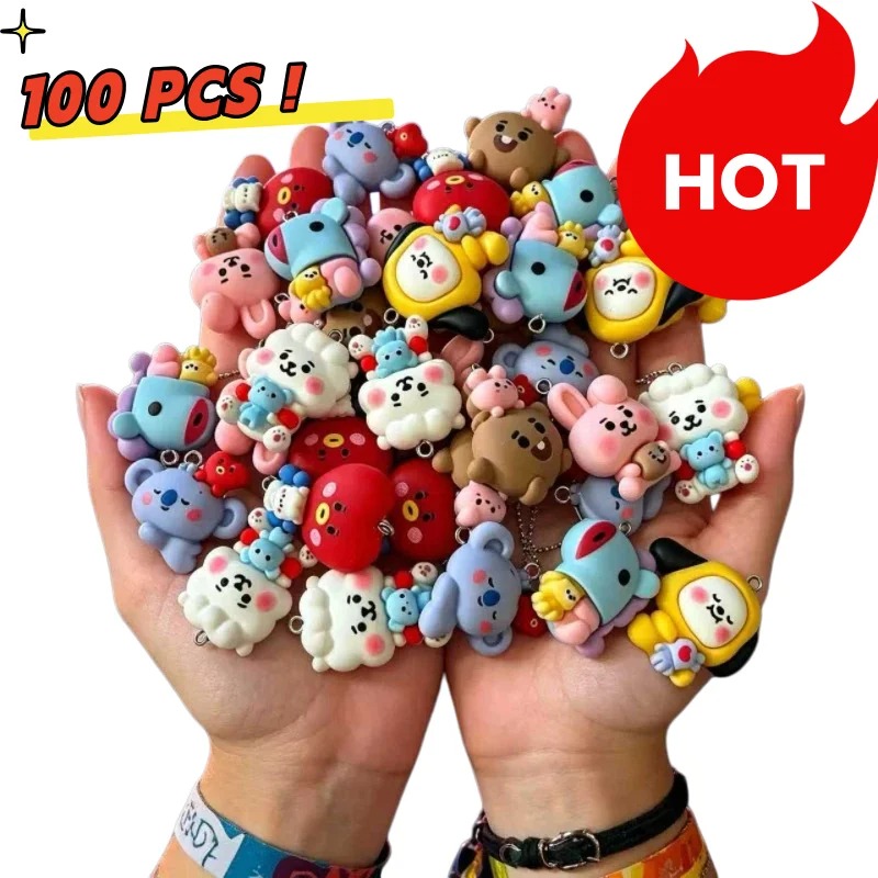 7 szt. BT21 Żywiczne Charmsy z – Resin Craft Projects recenzja i cena