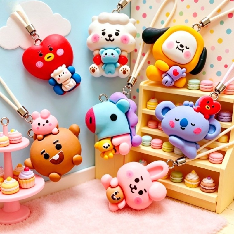 7 szt. BT21 Żywiczne Charmsy z – Resin Craft Projects recenzja i cena