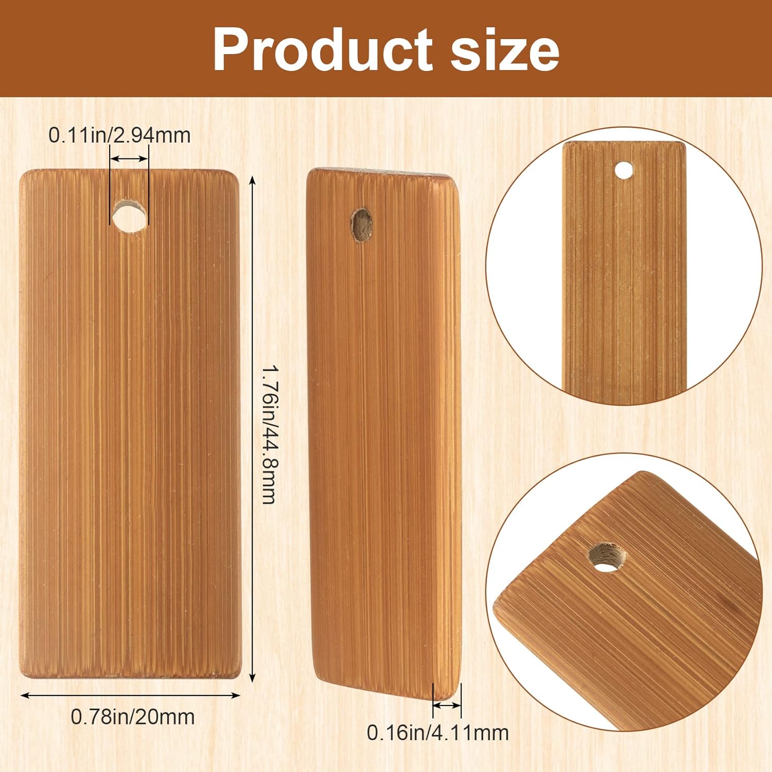50 sztuk naturalne drewniane w – Wood Ring Blank recenzja i cena