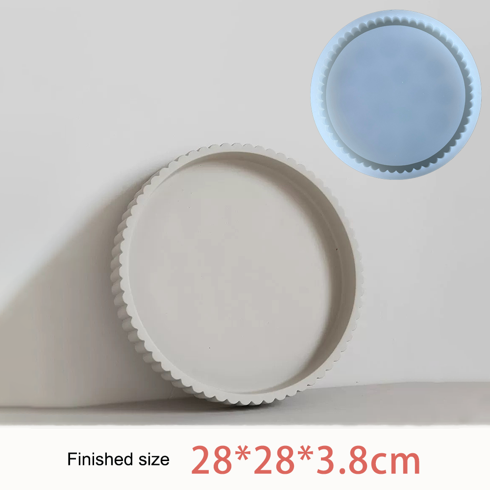 Okrągła dekoracyjna taca beton – Coaster Mold Round recenzja i cena