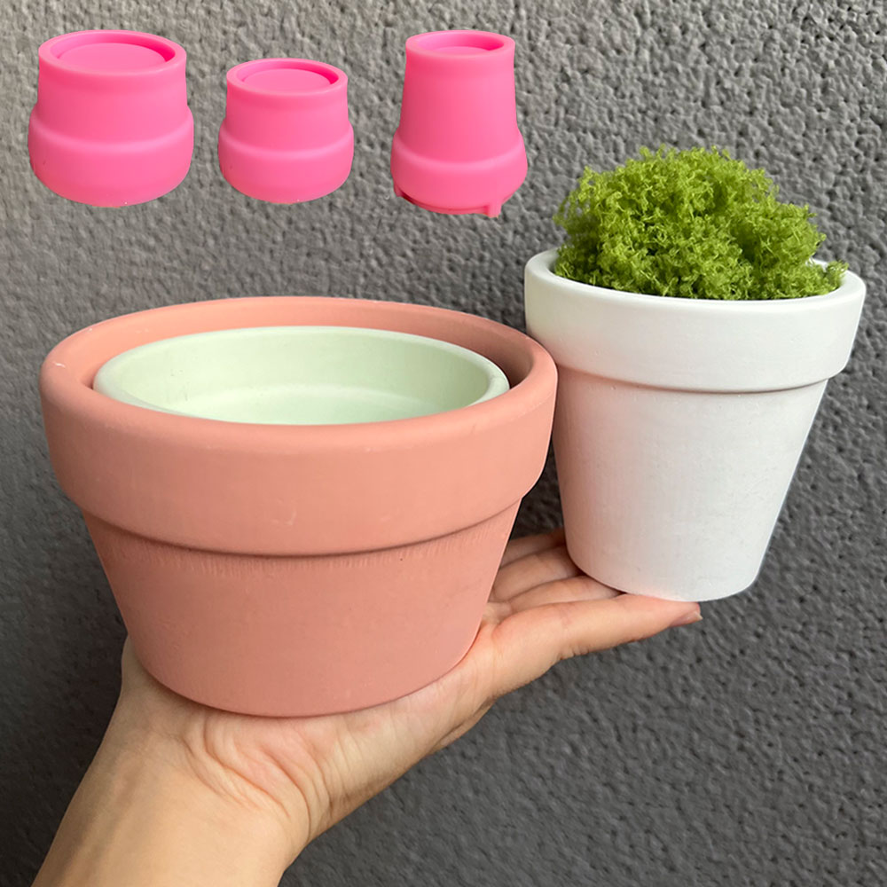 Duża betonowa doniczka silikon – Coaster Mold Round recenzja i cena