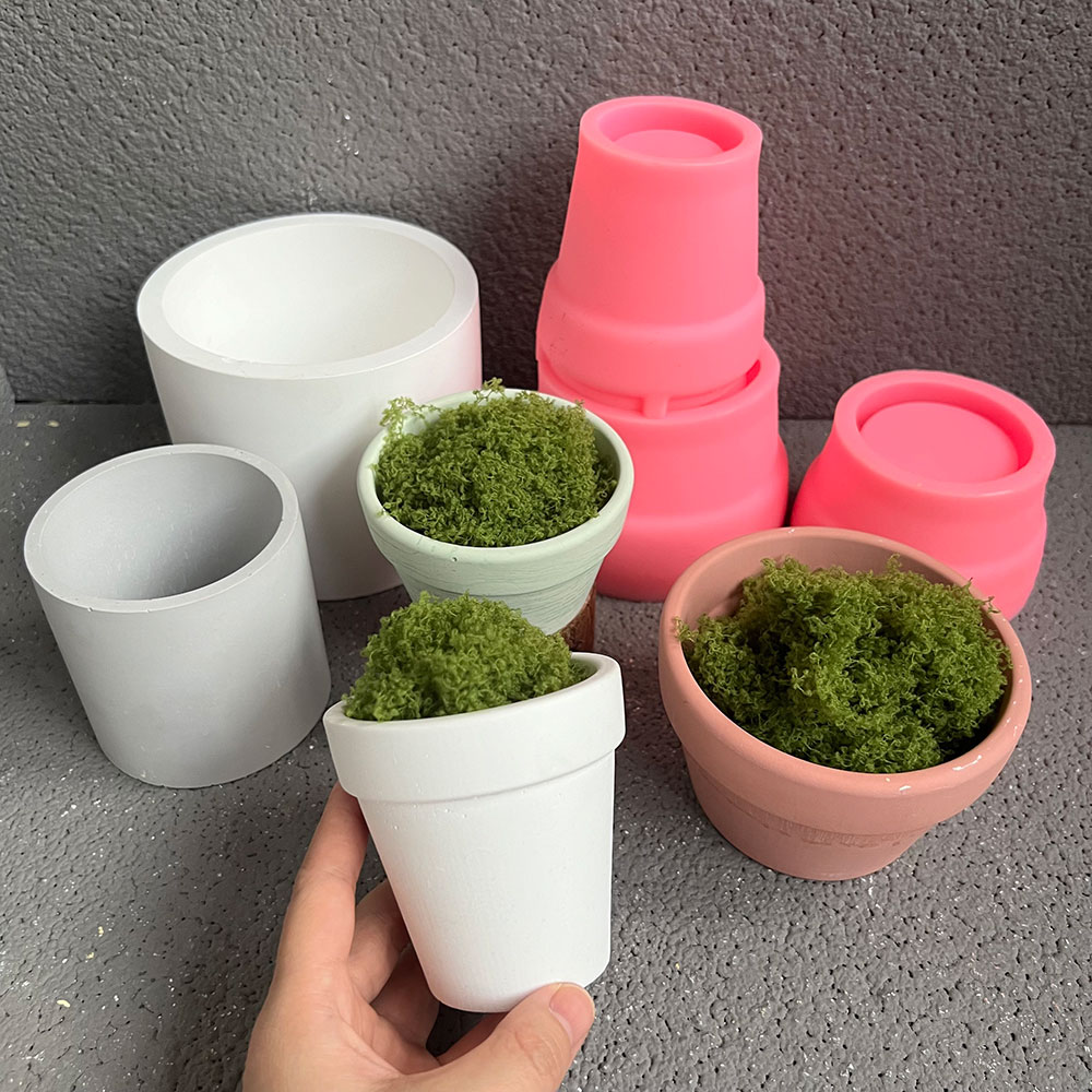 Duża betonowa doniczka silikon – Coaster Mold Round recenzja i cena
