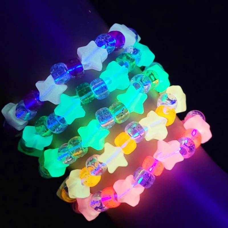 Zestaw 5 bransoletek kandi z g – Resin Glitter Pack recenzja i cena