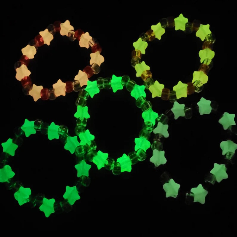 Zestaw 5 bransoletek kandi z g – Resin Glitter Pack recenzja i cena