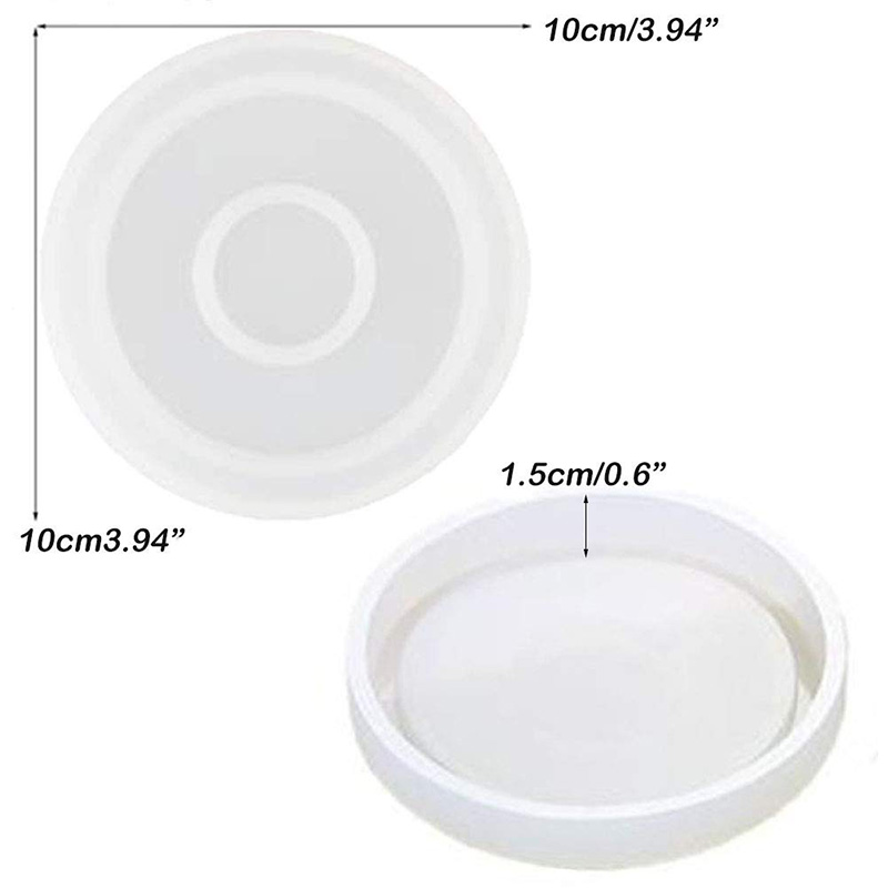 3 sztuki dużych okrągłych sili – Coaster Mold Round recenzja i cena