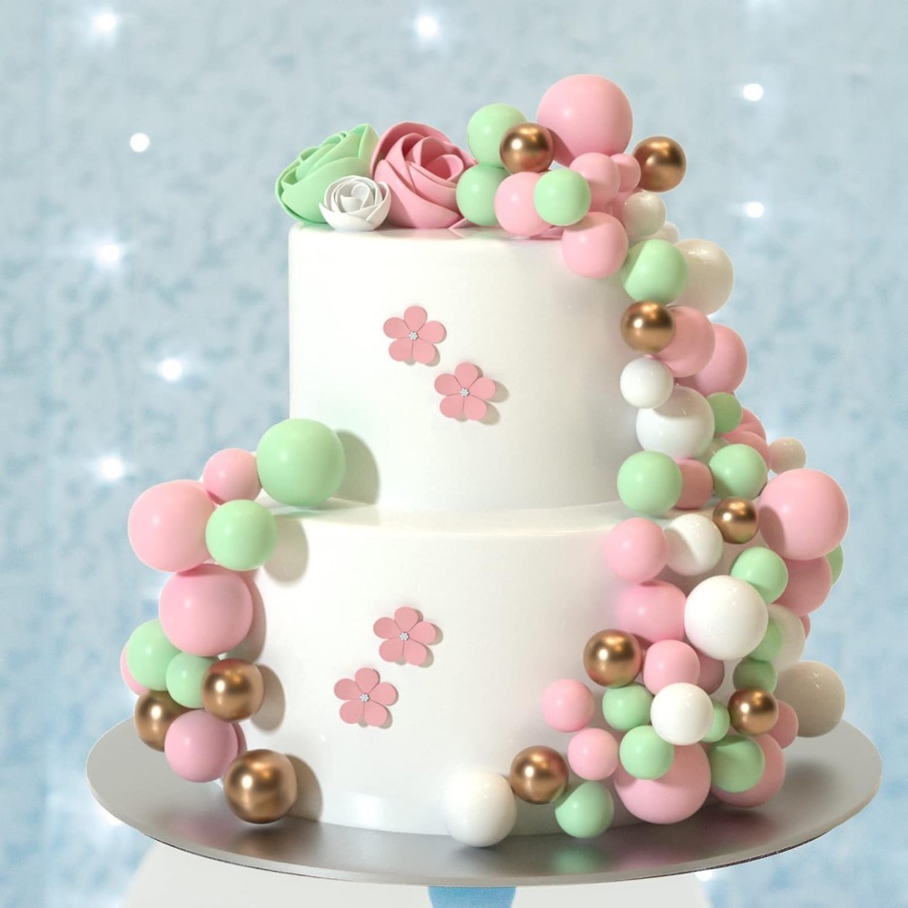 20Pcs Happy Birthday Cake Gold – Gold Foil Flakes recenzja i cena